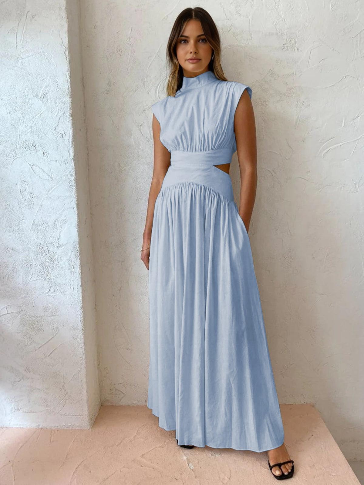 Brooke | Elegant Maxiklänning med Cut-out i Midjan