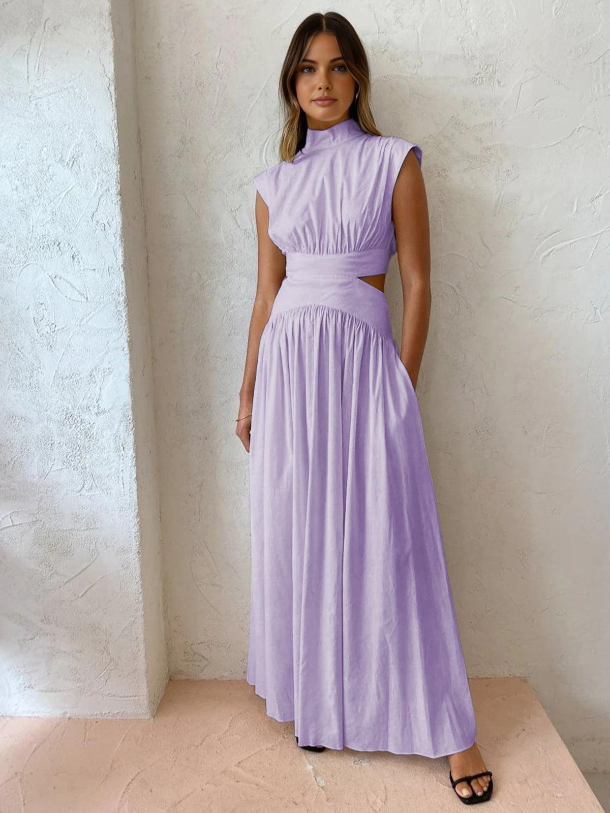 Brooke | Elegant Maxiklänning med Cut-out i Midjan