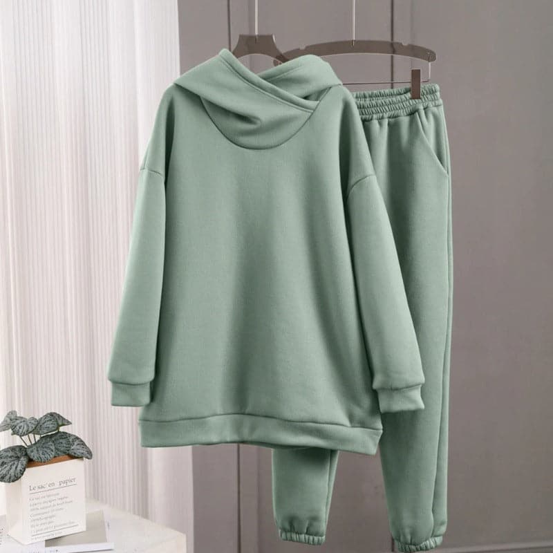 Marlinde – Oversize Bomulls Hoodie Loungeset för Damer