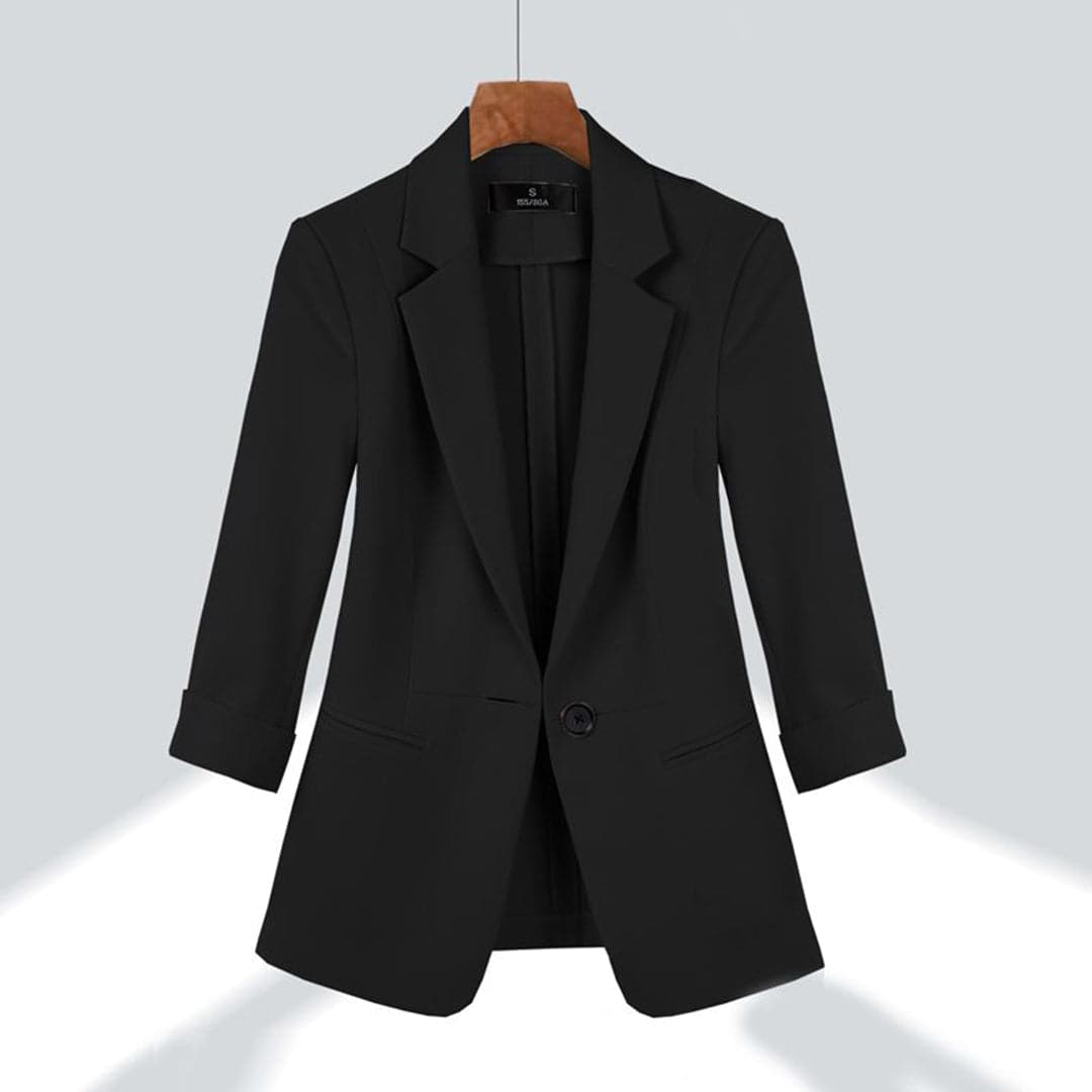Annelie – Elegant blazer med notch-revers og matchende buksesæt