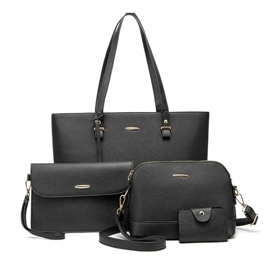 CAMILLE™ | Elegant 4-piece Bag Set in Luxurious Leather