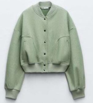 Vionara – Kort bomberjakke til kvinder i elegant polyesterdesign