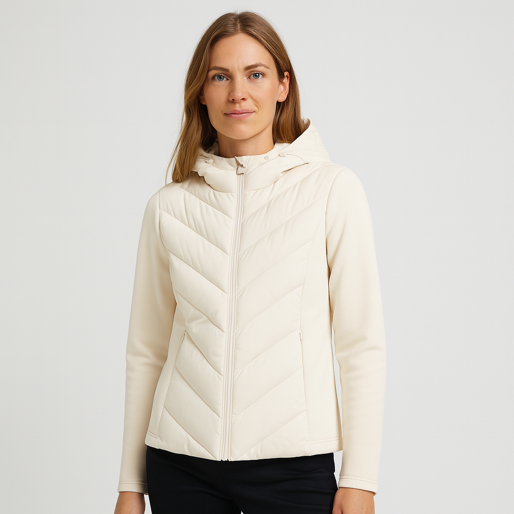 Lovine | Vindavvisande Dam Quiltad Softshelljacka – Vattenavvisande Yta
