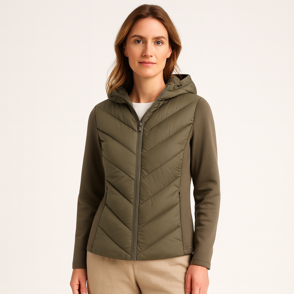 Lovine | Vindavvisande Dam Quiltad Softshelljacka – Vattenavvisande Yta
