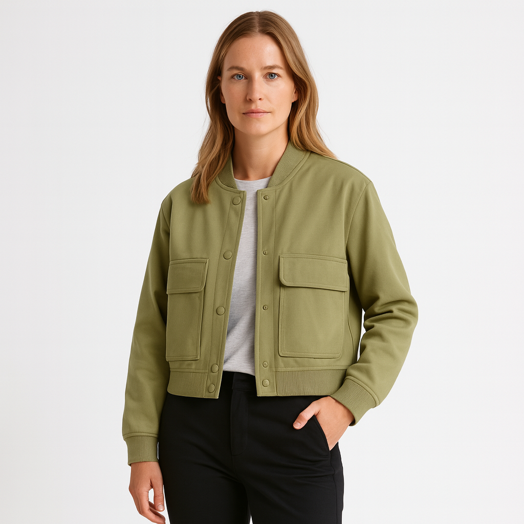Arielle | Kort Dam-Bomberjacka – Casual Chic Ytterplagg
