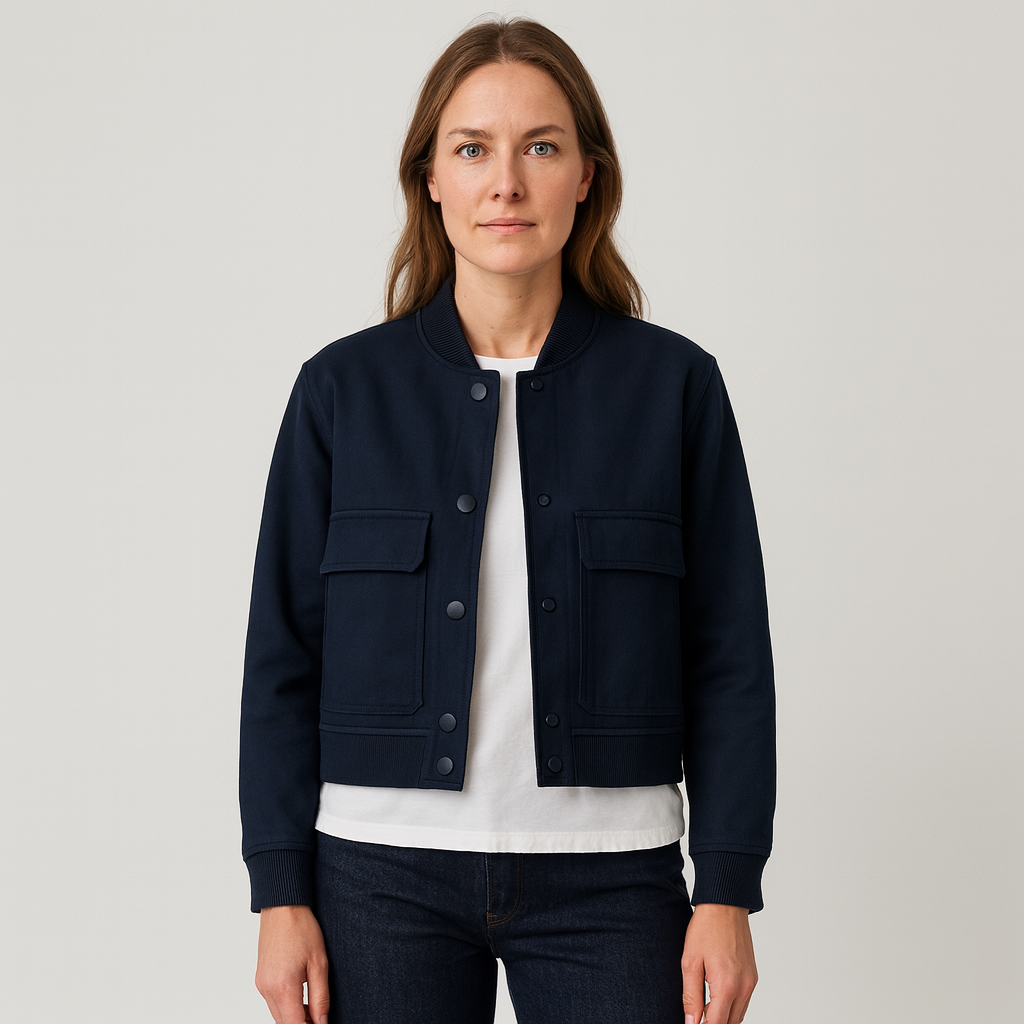 Arielle | Kort Dam-Bomberjacka – Casual Chic Ytterplagg