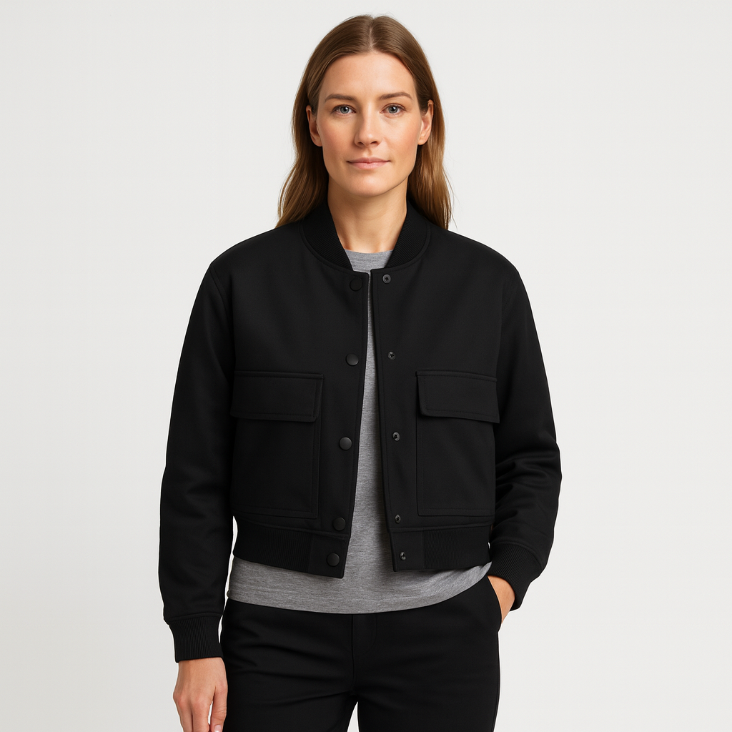 Arielle | Kort Dam-Bomberjacka – Casual Chic Ytterplagg