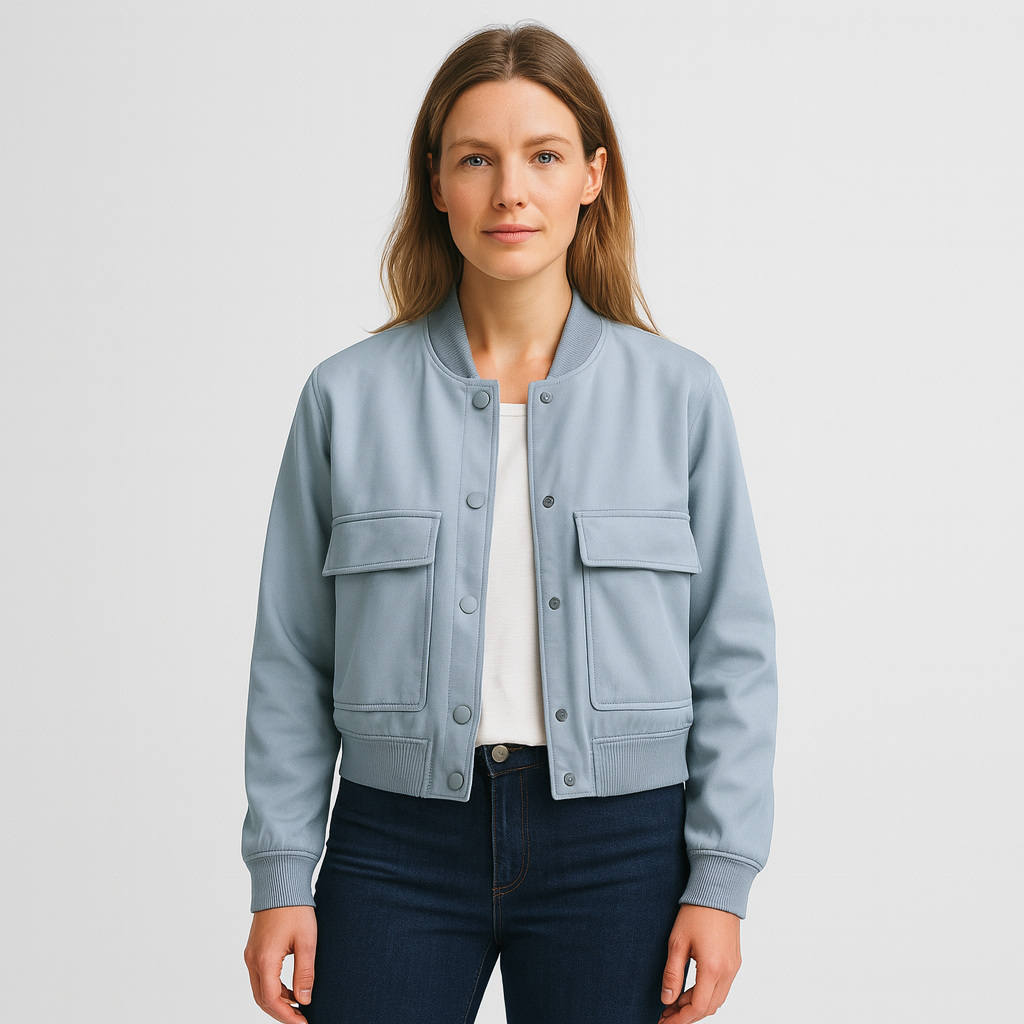 Arielle | Kort Dam-Bomberjacka – Casual Chic Ytterplagg