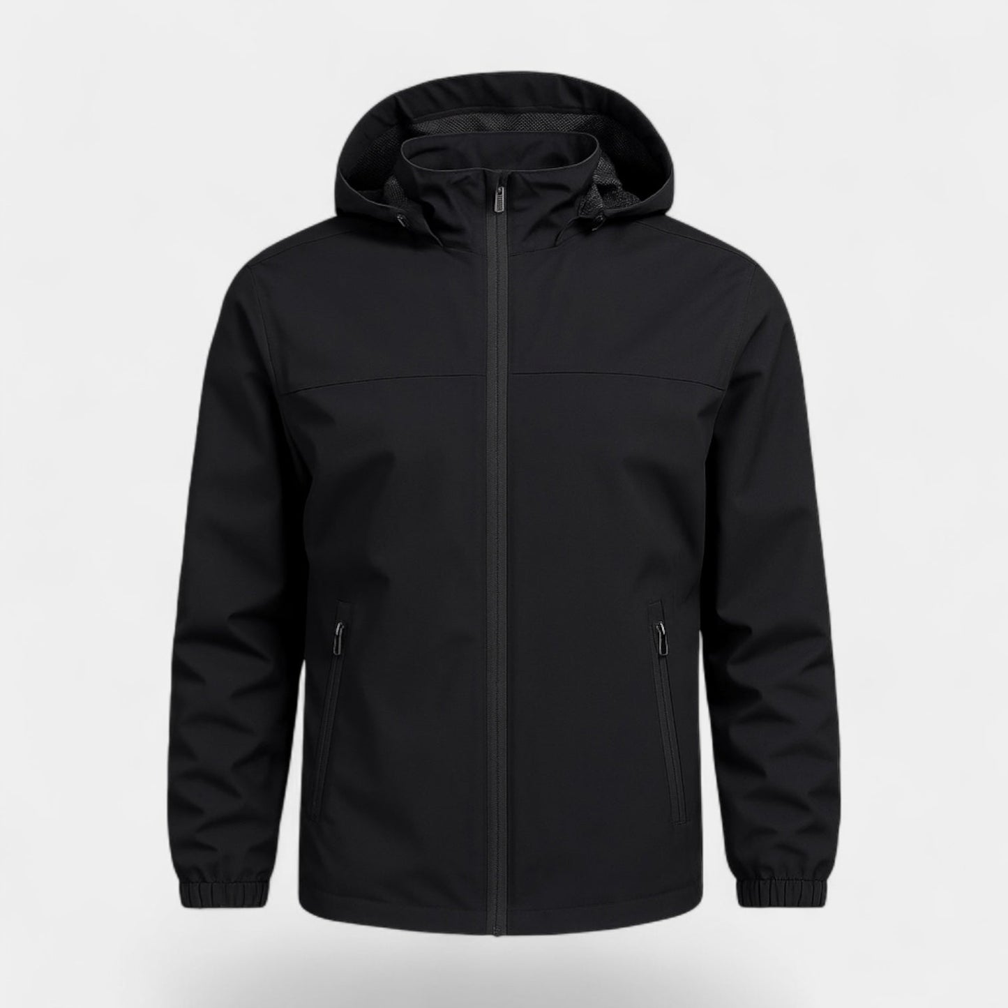Linus | Men's Rain Jacket with Hood – Ventilated and Windproof Design