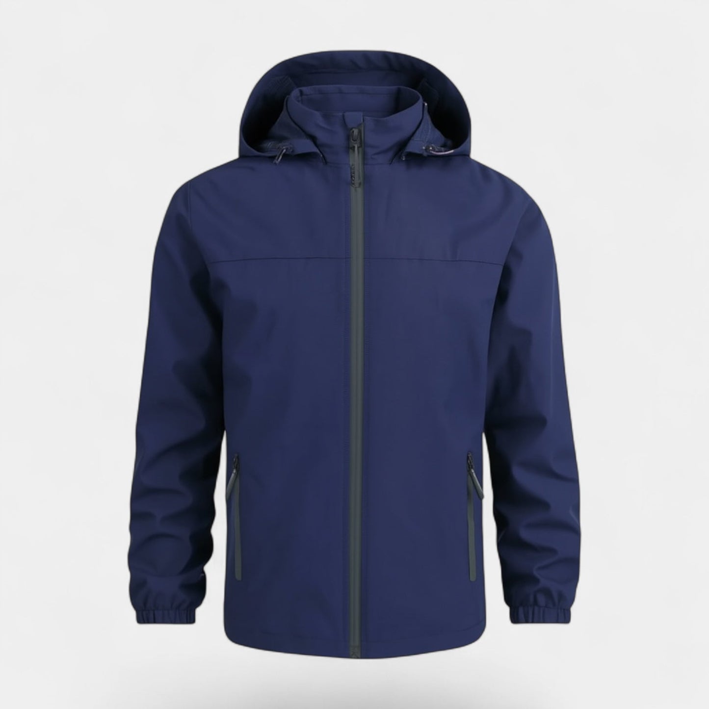 Linus | Men's Rain Jacket with Hood – Ventilated and Windproof Design