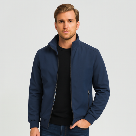 Norrskenberg™ | Men's Bomber Jacket | Water-Repellent & Windproof Light Jacket for Spring and Autumn