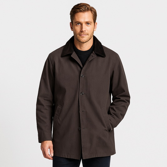 Aleksander Men Trenchcoat – Elegant Waterproof & Windproof Coat
