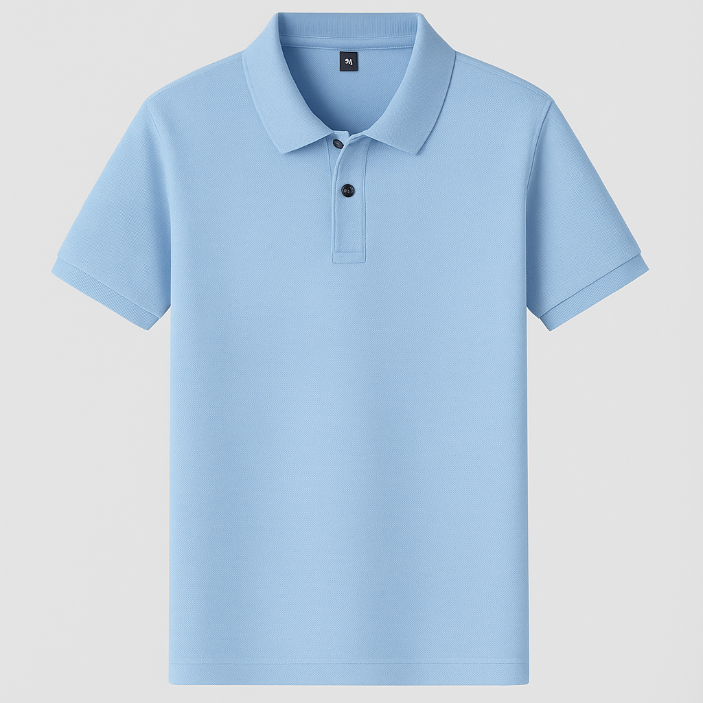 LIAM | Short-sleeved Polo Shirt in Cotton Blend