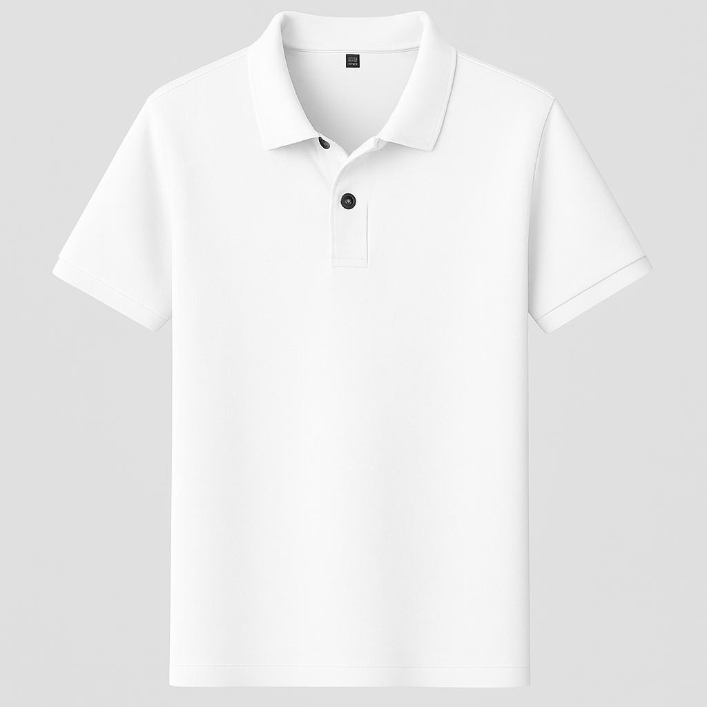 LIAM | Short-sleeved Polo Shirt in Cotton Blend