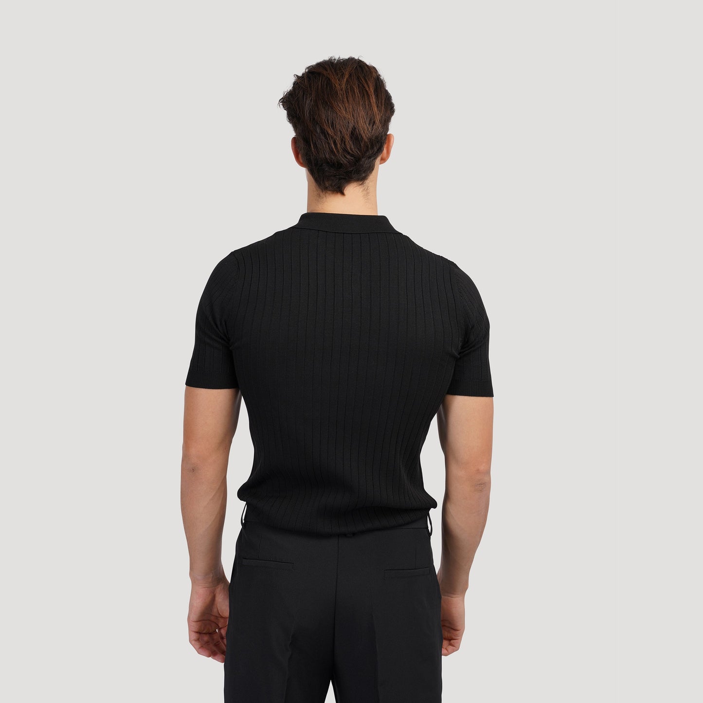 GIMCHEON™ | Classic Polo Shirt in Ribbed Cotton