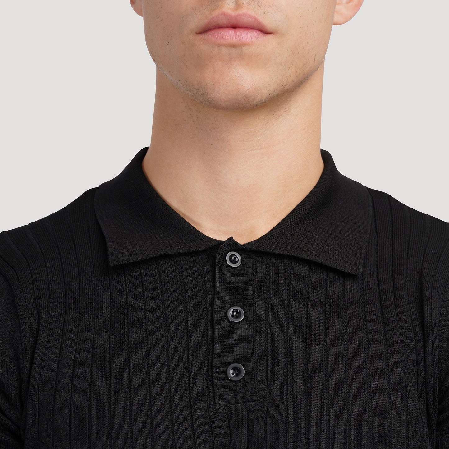 GIMCHEON™ | Classic Polo Shirt in Ribbed Cotton