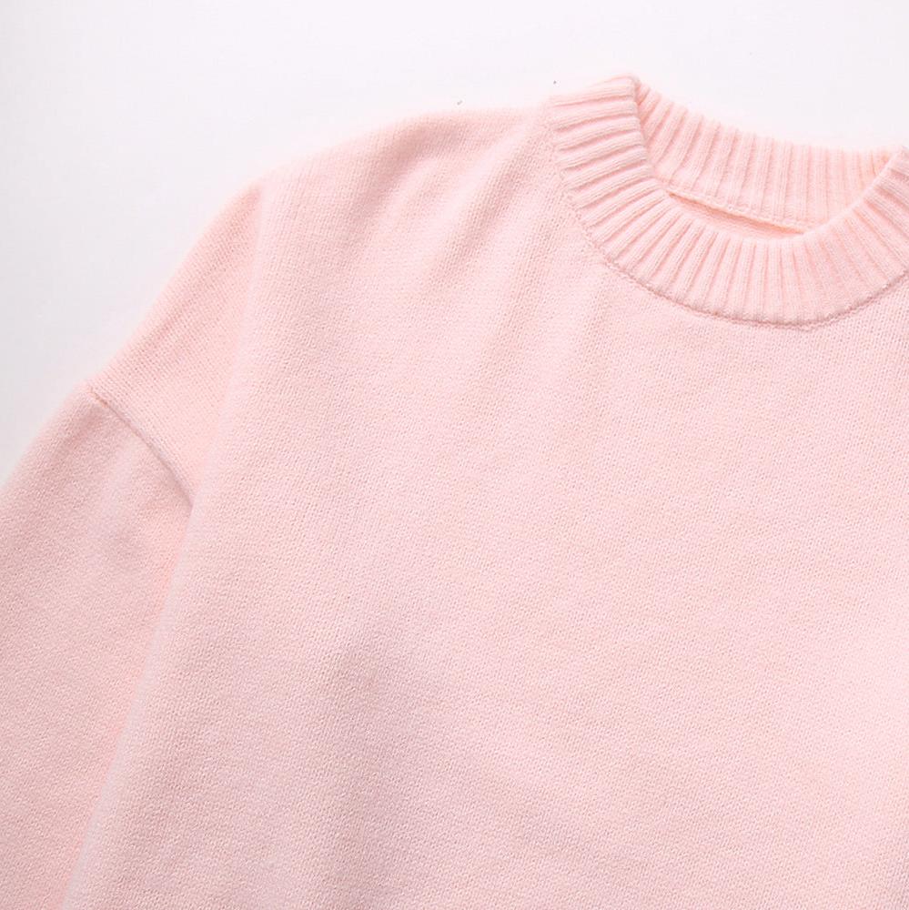 Vilhelmina Oversized Tröja – Mjuk Stickad Casual Damtröja