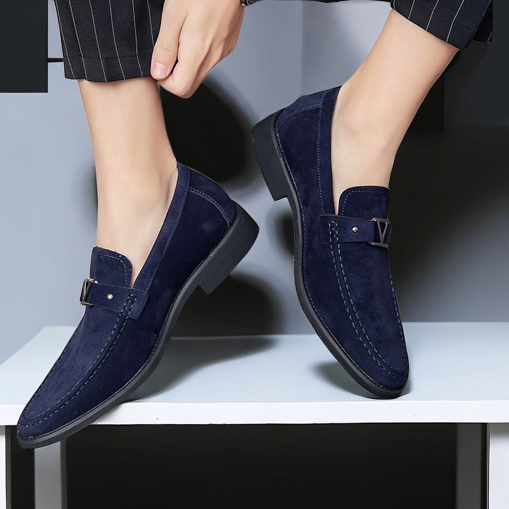 VITTORIO™ | Men's loafers in suede with classic design & ergonomic comfort