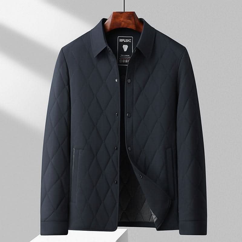 Men's Quilted Lightweight Jacket – Tailored Fit and Classic Collar