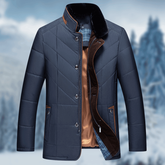 Aziel – Manteau d'hiver chaud classique pour homme – Vêtement extérieur élégant pour temps froid