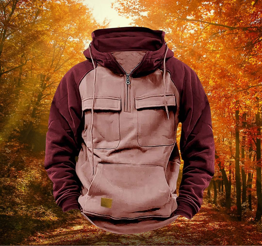 Nikolai Stilren Hoodie – Perfekt för Street Style och Lager-på-Lager