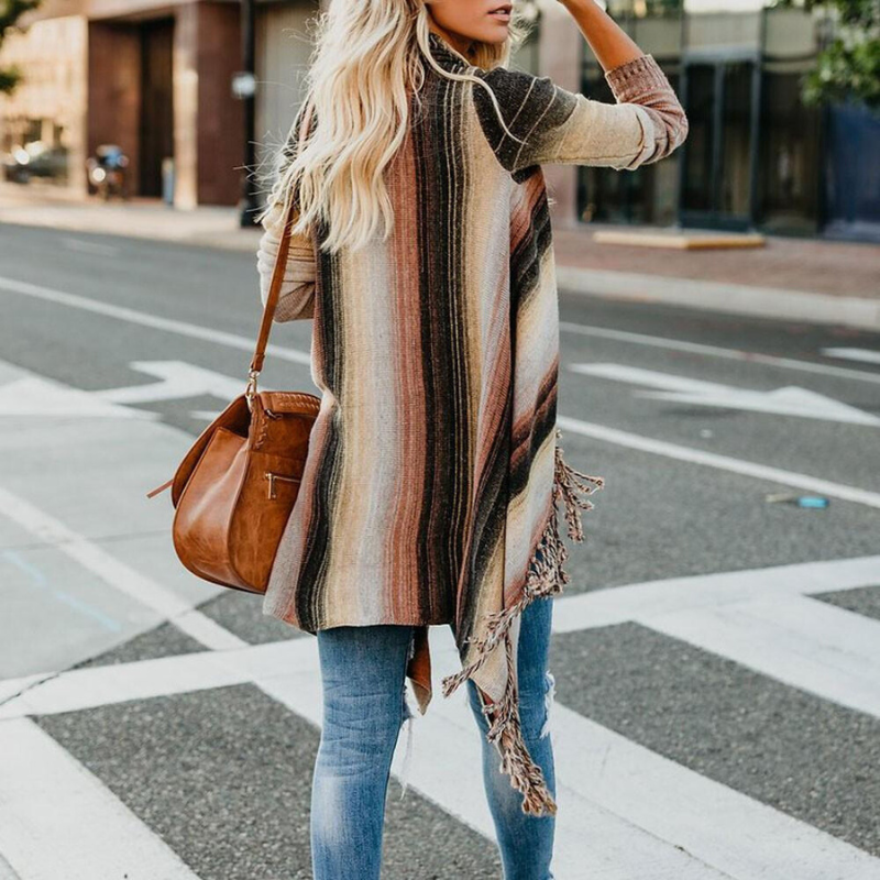 Emery Cardigan | Lang cardigan med kvast til kvinder