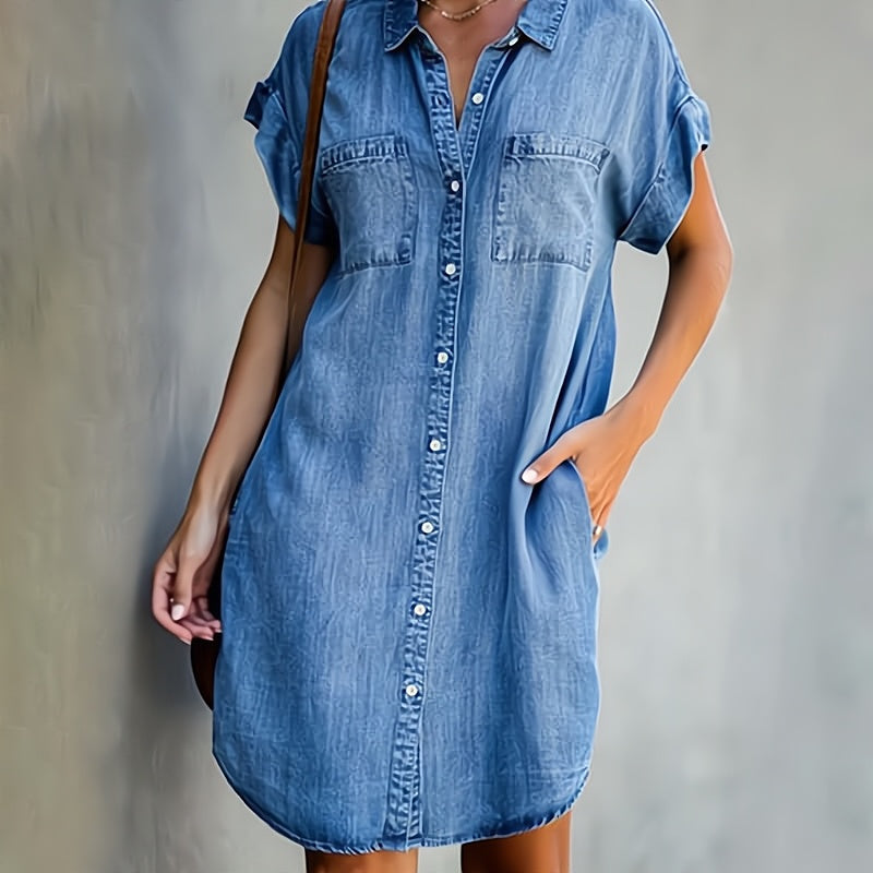 Mira | Timeless Denim Dress for Relaxed Days