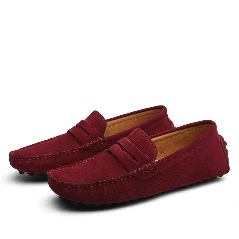 Lorenzo™ | Suede Loafers with Italian Style