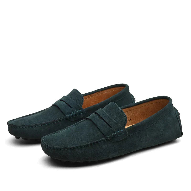 Lorenzo™ | Suede Loafers with Italian Style