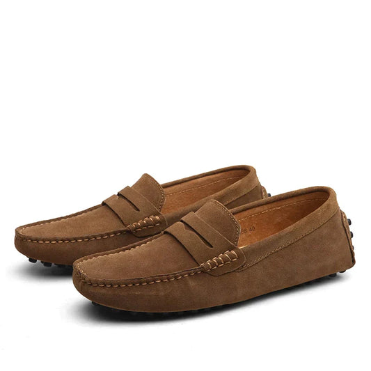 Lorenzo™ | Suede Loafers with Italian Style