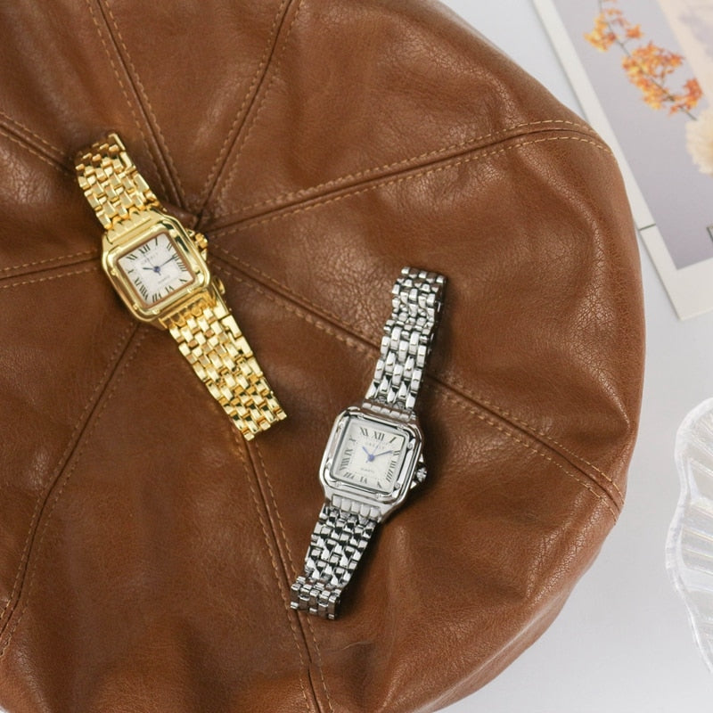 AURELIA™ | Square Women's Watch in Stainless Steel