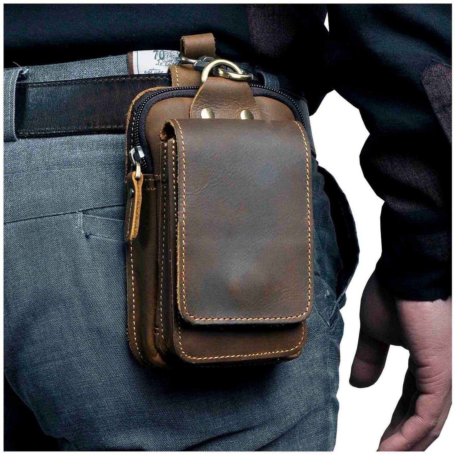 VALTER™ | Genuine Leather Waist Bag for Men