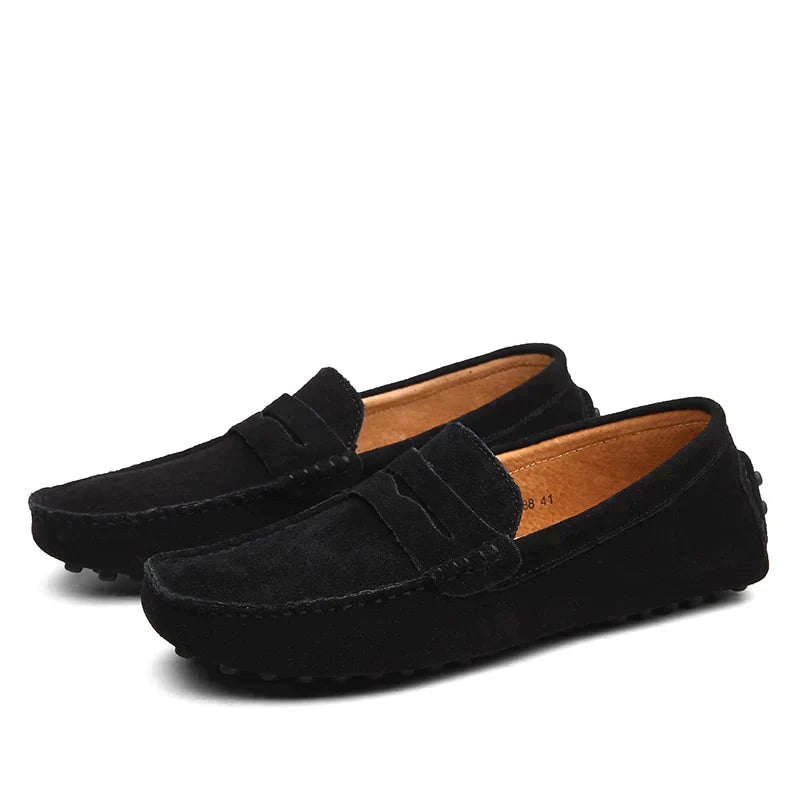 Lorenzo™ | Suede Loafers with Italian Style
