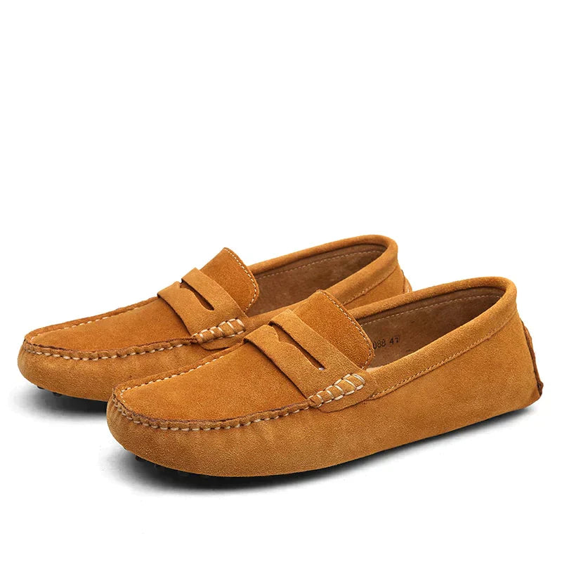 Lorenzo™ | Suede Loafers with Italian Style