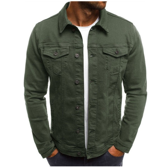 Leandro™ | Klassisk Herr Denimjacka i Casual Stil
