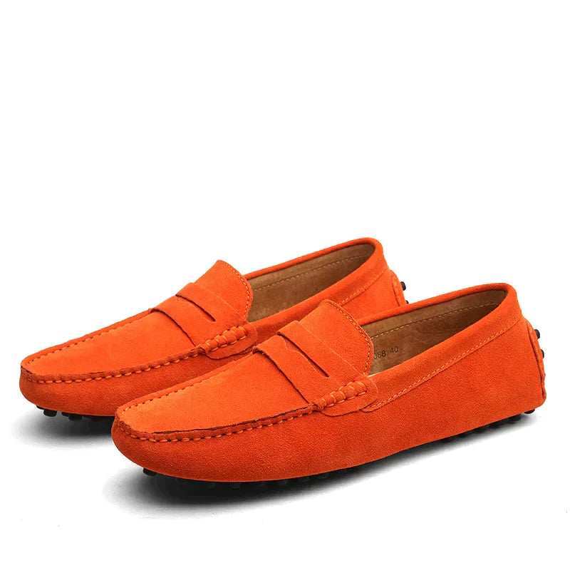 Lorenzo™ | Suede Loafers with Italian Style