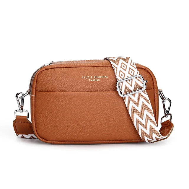 Elvia | Lyxig Crossbody-väska i äkta läder