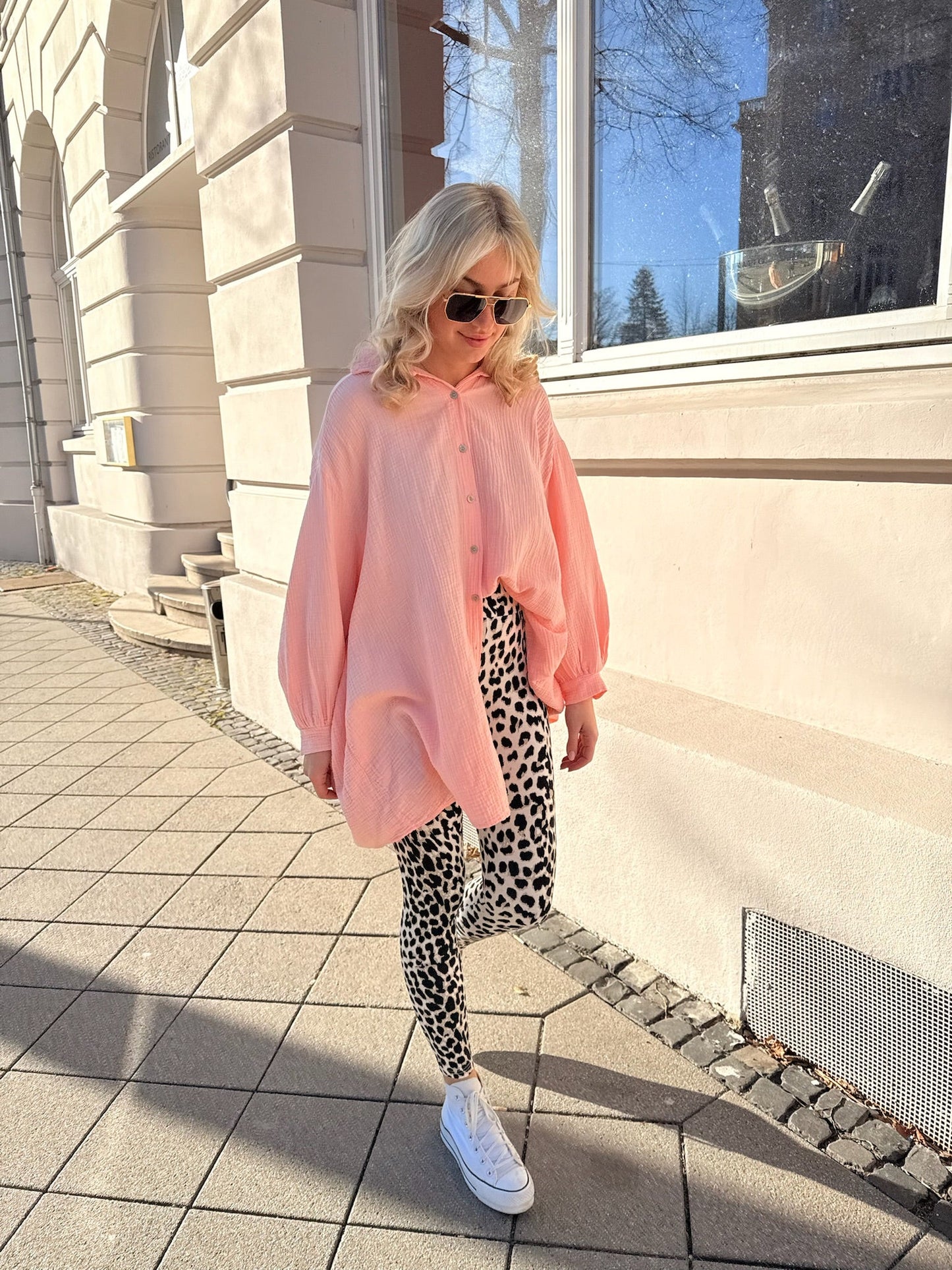 Tindra | Oversized Shirt Blouse in Muslin Cotton