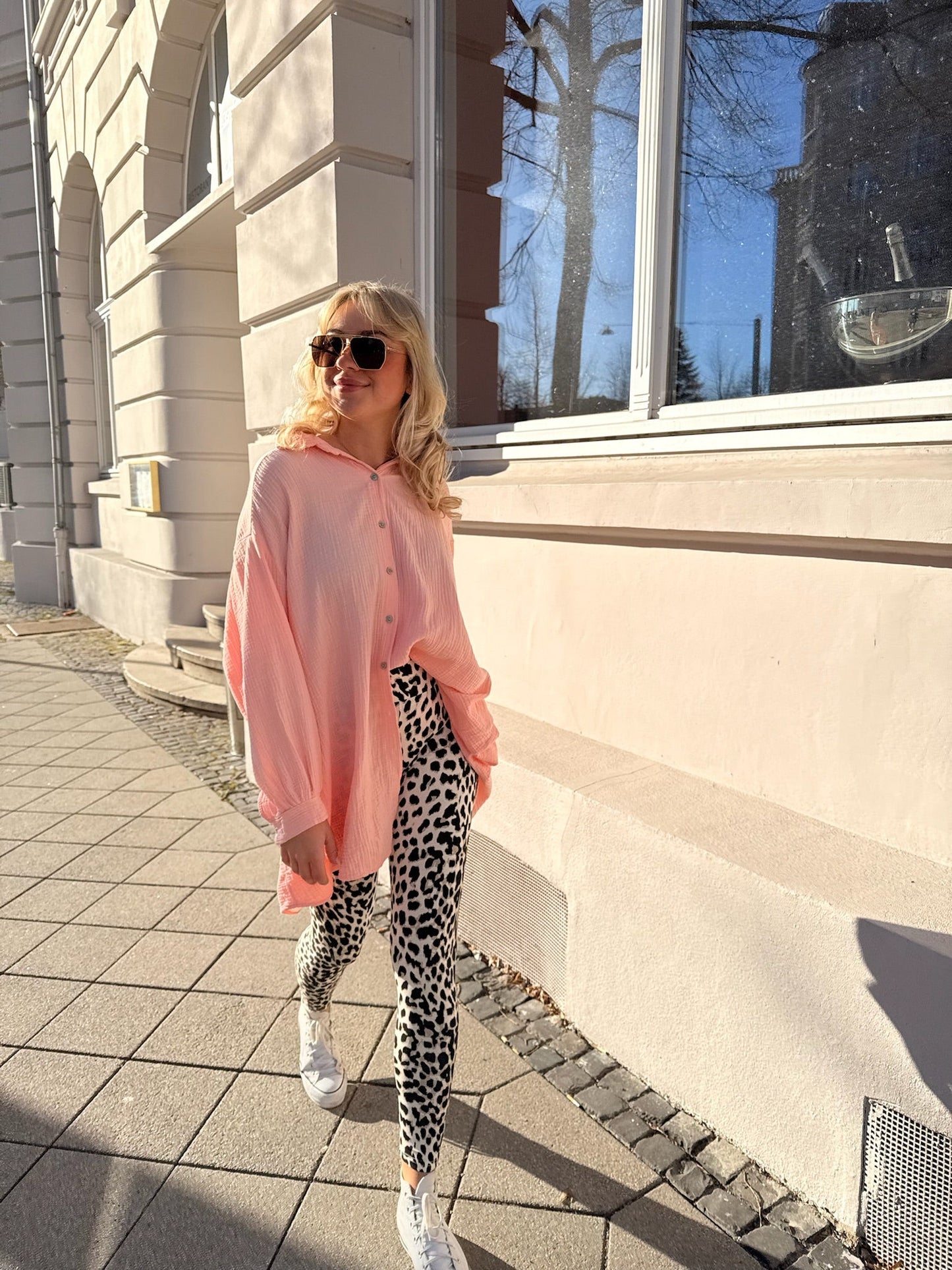 Tindra | Oversized Shirt Blouse in Muslin Cotton