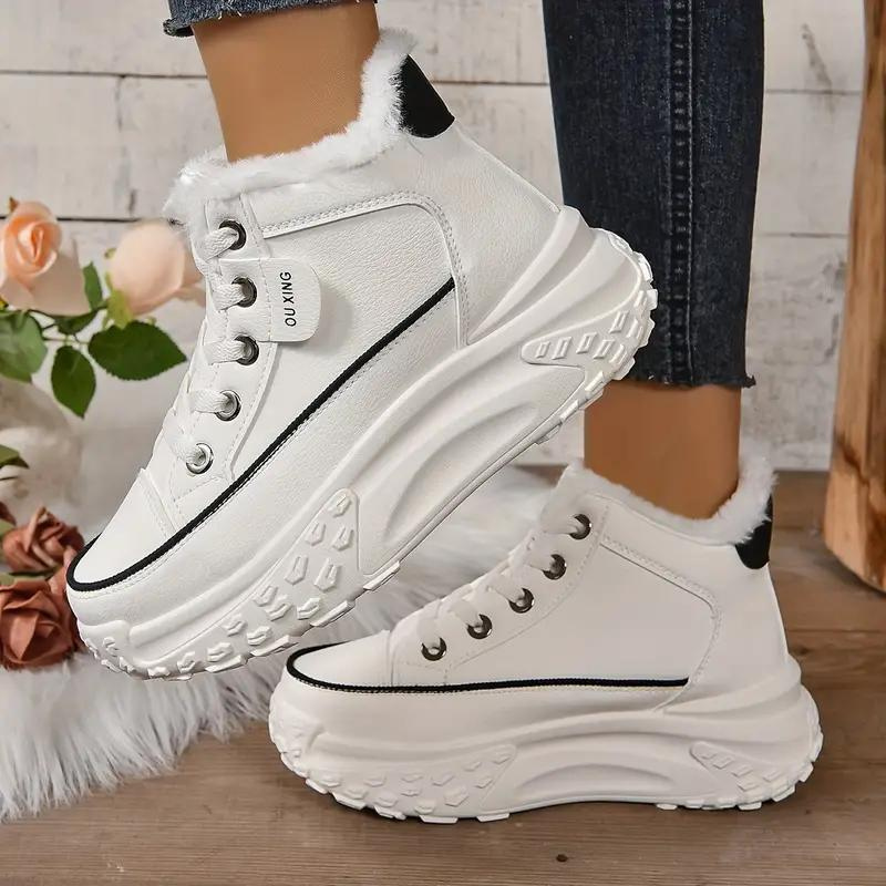 KAYA™ | Fur-lined Winter Sneakers with Platform Sole for Women