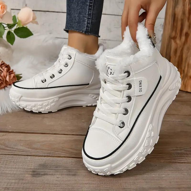 KAYA™ | Fur-lined Winter Sneakers with Platform Sole for Women