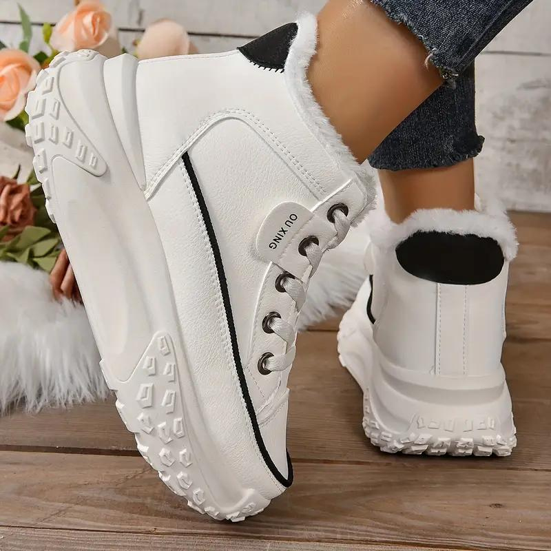 KAYA™ | Fur-lined Winter Sneakers with Platform Sole for Women