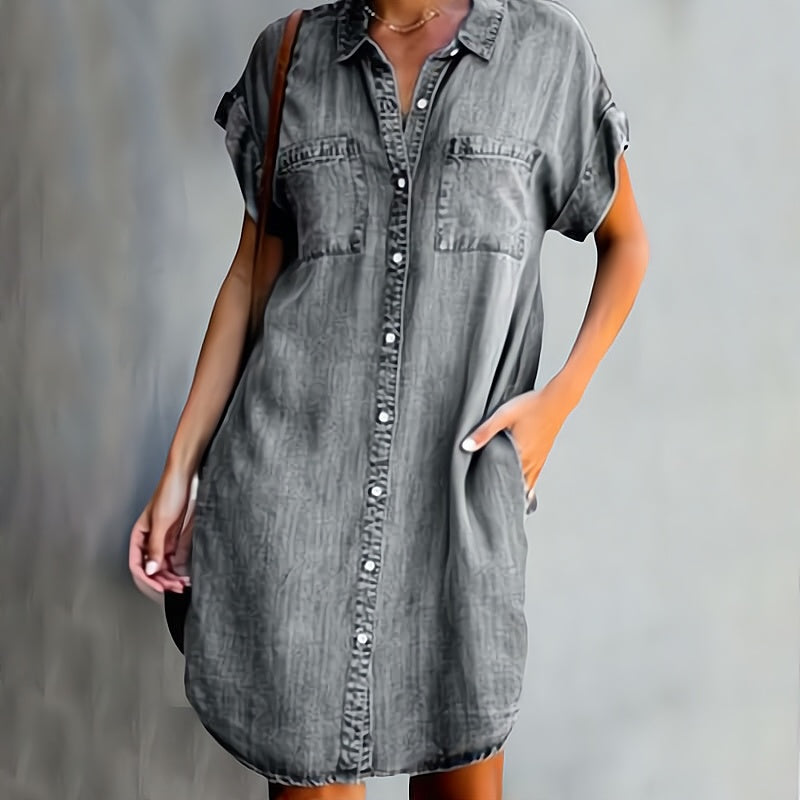 Mira | Timeless Denim Dress for Relaxed Days