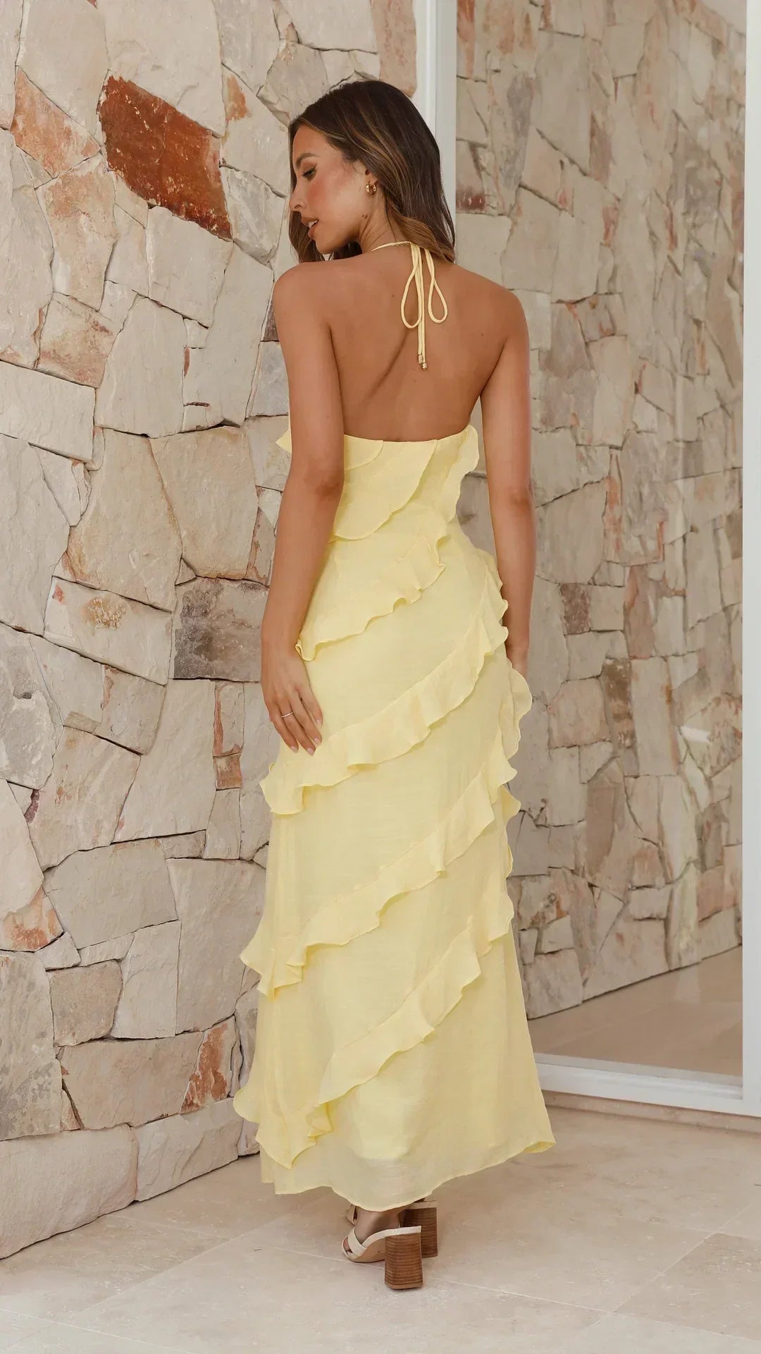 Isadora | Ruffle Dress – Timeless Elegance & Style