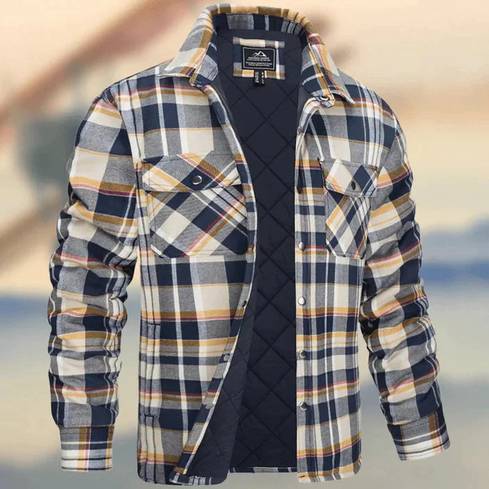 LEVIAN™ | Warm and Trendy Checked Jacket for Autumn & Winter