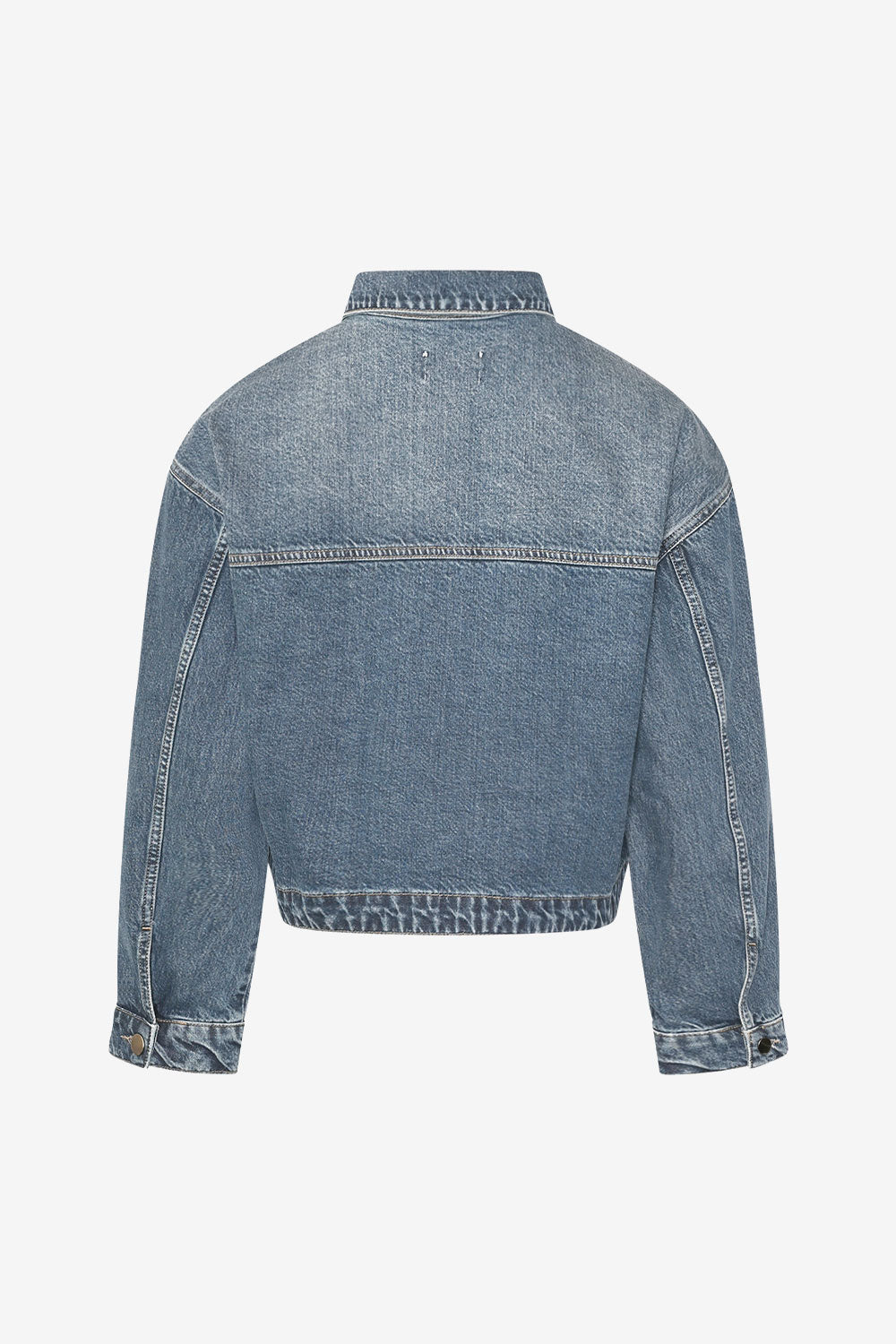 Gunilla Denimjacka – Klassisk Damjacka i Blå Vintage Wash-stil