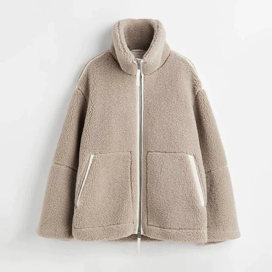 Lorelei™ | Women's Jacket in Luxurious Lambswool with Patchwork Design