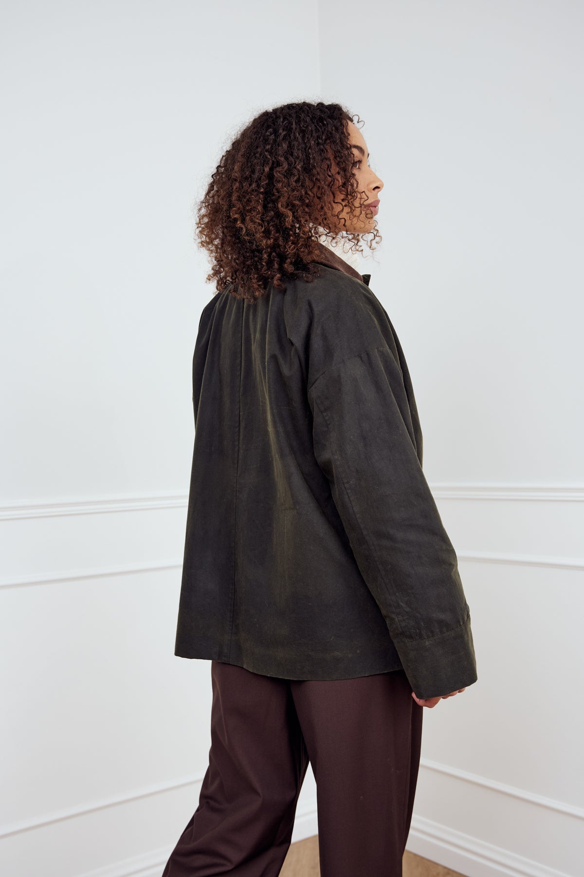 Aina Wax Jacket – Women's Military Green Outdoor Style