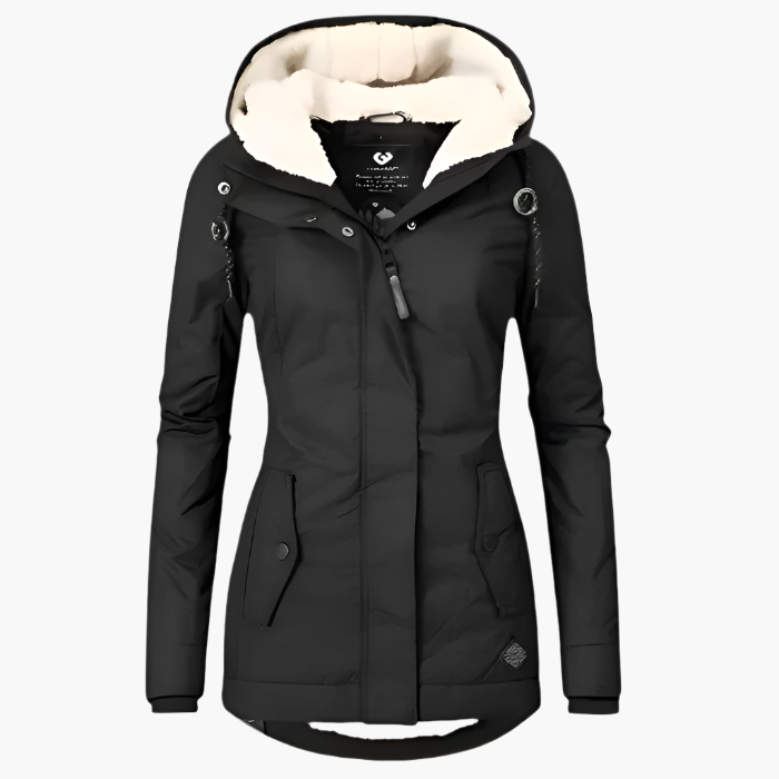 Elvira™ | Women's Winter Jacket with Hood – Waterproof Parka for Cold & Rainy Days