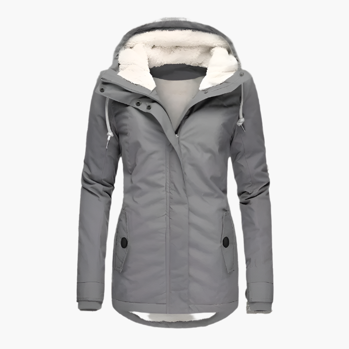 Elvira™ | Women's Winter Jacket with Hood – Waterproof Parka for Cold & Rainy Days